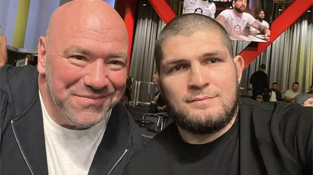 Дана Уайт и Хабиб Нурмагомедов