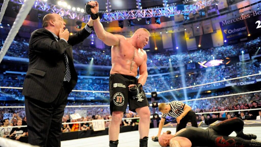 Брок Леснар и Гробовщик на WrestleMania XXX

